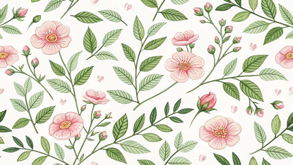 Beautiful flower pattern photos for printing sketching checking designing