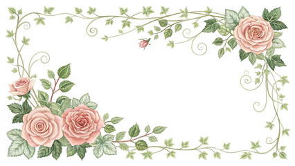 floral background with beautifully designed flowers