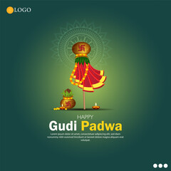 Gudi Padwa is a traditional Hindu festival celebrated in Maharashtra, India, marking the Marathi New Year.