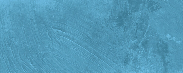 A Chic and Contemporary Blue Painted Surface with a Stylishly Minimalist and Artistic Look

