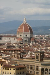 Obraz premium Duomo in Florence Santa Maria del Fiore Cathedral in Tuscany Italy Cityscape Skyline Landmark