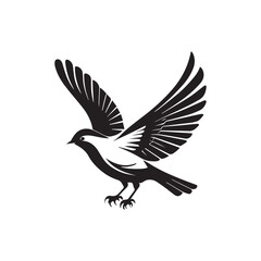 Obraz premium vector illustration of a bird