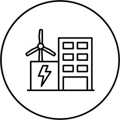 Electric factory Icon