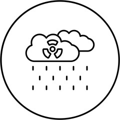 Acid rain Icon