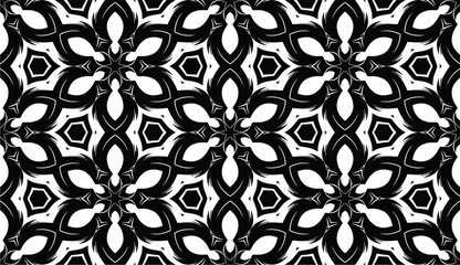 Endless Elegance: Monochrome Vector Design