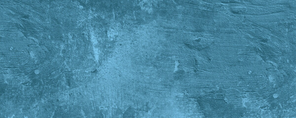 A Beautifully Painted and Elegantly Distressed Blue Artistic Background with Faint Brushstrokes

