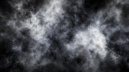 Abstract dark and smoky texture resembling atmospheric cloud formations