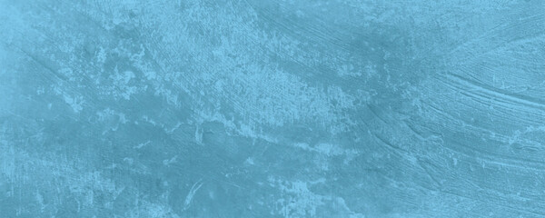 A Fashionable and Distinctive Blue Abstract Canvas with Soft and Rough Painted Layers

