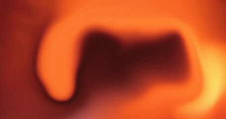 Abstract Orange Blurred Background Light Shadow Shape Design Texture Gradient