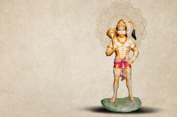 Lord hanuman jayanti background Hanuman jayanti. Lord hanuman puja. Indian hindu god worship.