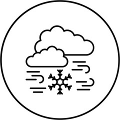 Cold breeze Icon