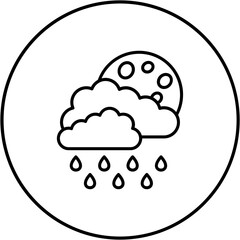 Night rain Icon
