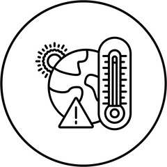 Global warming Icon
