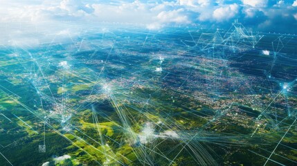 An AI powered system automating climate modeling by analyzing vast datasets of weather patterns, atmospheric conditions, and environmental changes for precise climate predictions