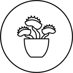 Venus flytrap Icon