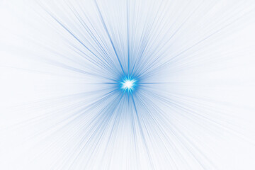 Obraz premium PNG An isolated blue blink sun ray light effect background lighting flare.