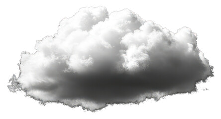 PNG A clear white cloud background isolated nature.