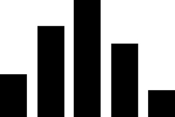 Radio waves, layers icon soundwave flat, line isolated on transparent background.