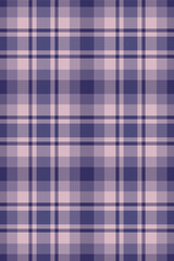 Decor pattern seamless tartan, illustration plaid textile background. Tweed check vector fabric texture in indigo and light colors.
