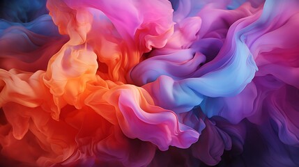 Obraz premium Abstract Swirling Colors: A Symphony of Hues