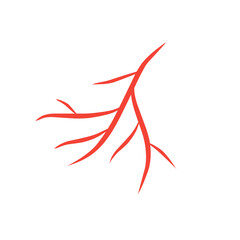red vein illustration
