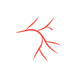 red vein illustration