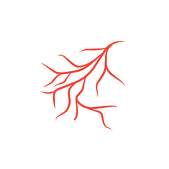 red vein illustration