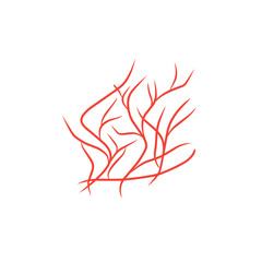 red vein illustration