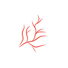 red vein illustration