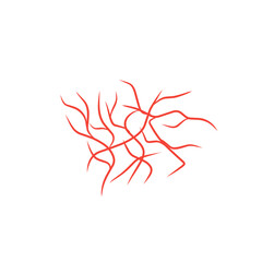 red vein illustration