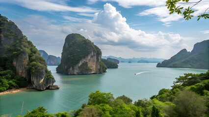 tropical island in thailand