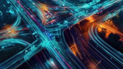An AI powered system automating real time traffic management by analyzing vehicle flow, road conditions, and traffic signals for efficient urban mobility