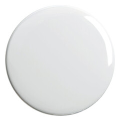 PNG Button pin mockup plate white round.