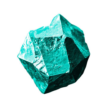 Pedra de diamante bruto. Cristal puro de carbono azulado
