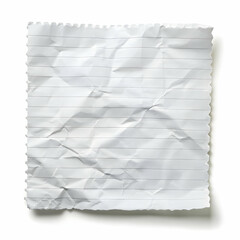 Obraz premium crumpled sheet of paper