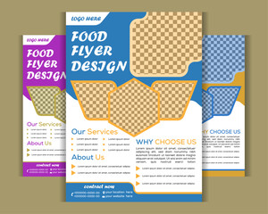 Creative Abstract food Flyer Design Template | Modern Gradient Flyer | Professional Event, Business, Marketing & Invitation Card Design
