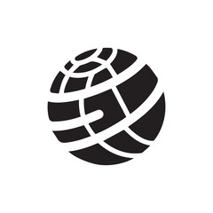 abstract globe with a globe