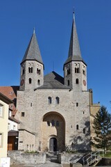 Obraz premium Wimpfen im Tal - Ritterkirche - Kloster - Eingang