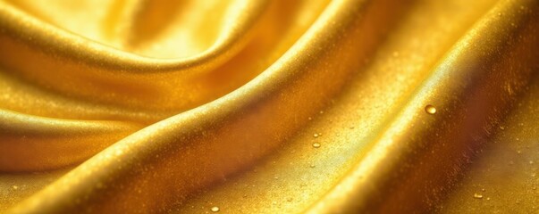 Shiny gold metallic texture with intricate details of luxurious fabric , luxury , accessories