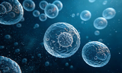 From the nucleus to the membrane: the inner space of the cell and its mechanisms