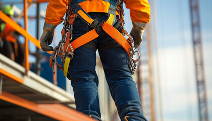 Construction Worker Safety Harness, Fall Protection Equipment