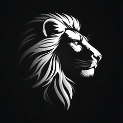Fototapeta premium Corporate lion design for premium branding high resolution photo