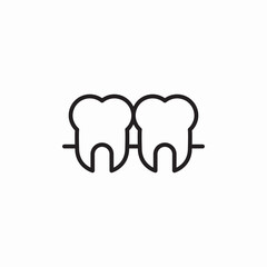 dental health icon sign vector