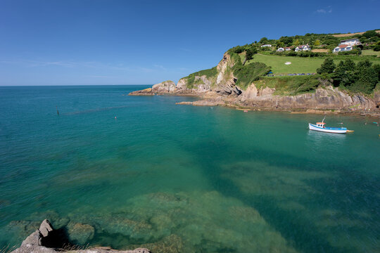 Beautiful  beach at Combe Martin Devon England UK Europe