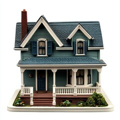 Obraz premium house on white background