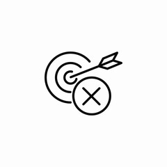 goal error icon sign vector