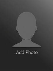 Placeholder Silhouette for Profile Picture on a Dark Background