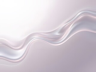 Modern colorful transparent fluid background, fluid neon wave curve glossy effect generative ai