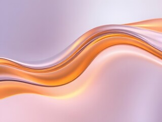 Modern colorful transparent fluid background, fluid neon wave curve glossy effect generative ai