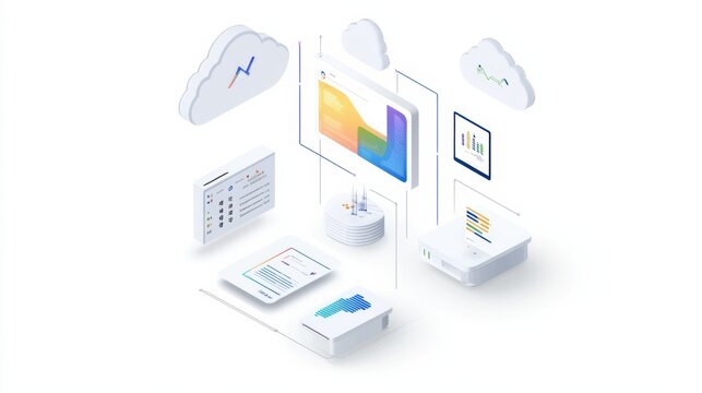An AI powered system optimizing cloud storage by analyzing real time data usage, file size, and user preferences for efficient data management